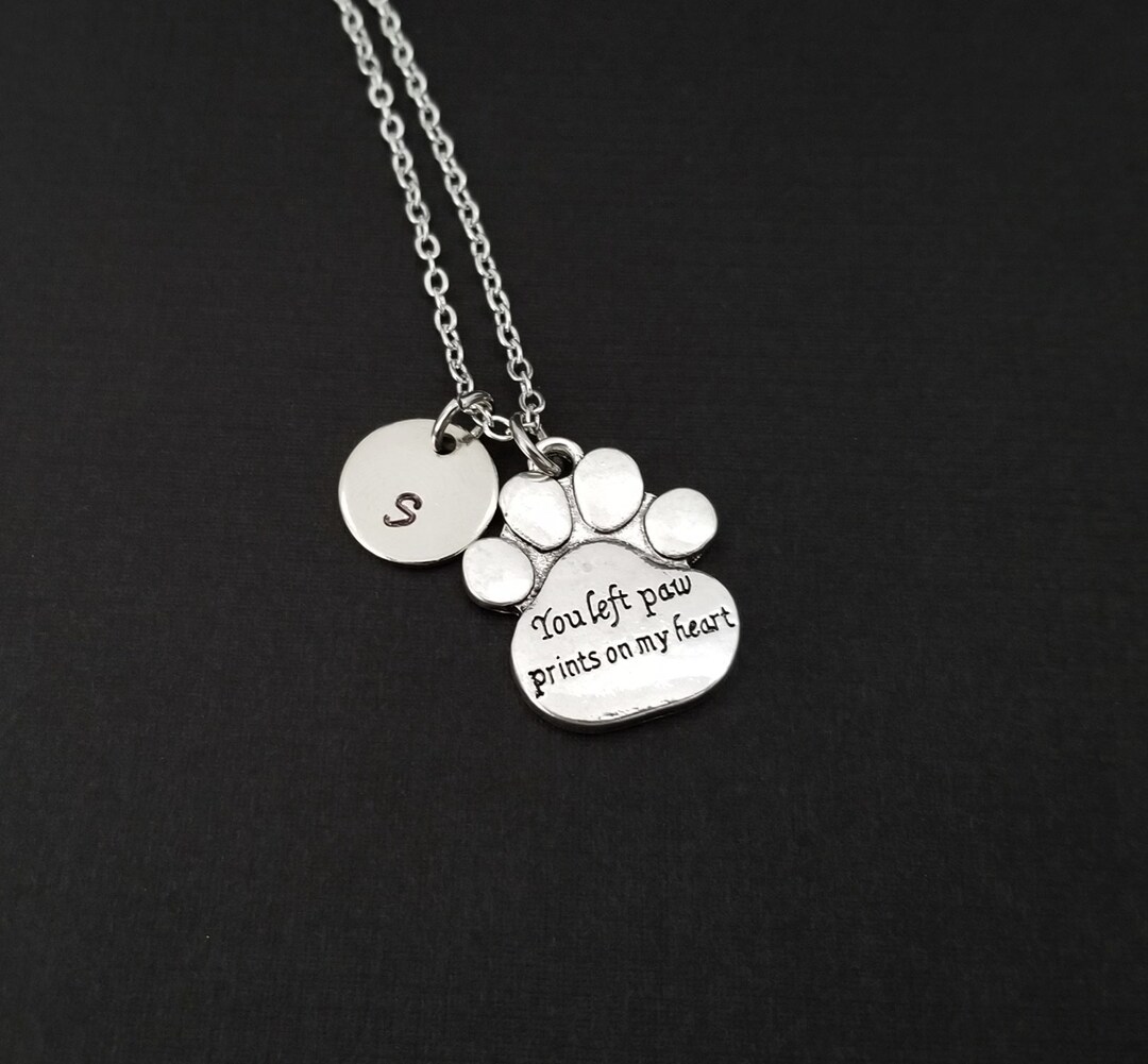 Remembrance Necklace Pet Memorial Necklace Memory Necklace Etsy