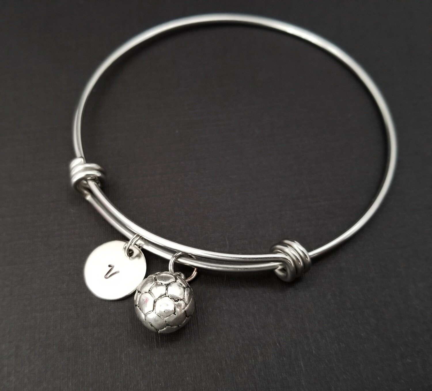 Mid Size SS Ball Bangle main image 1