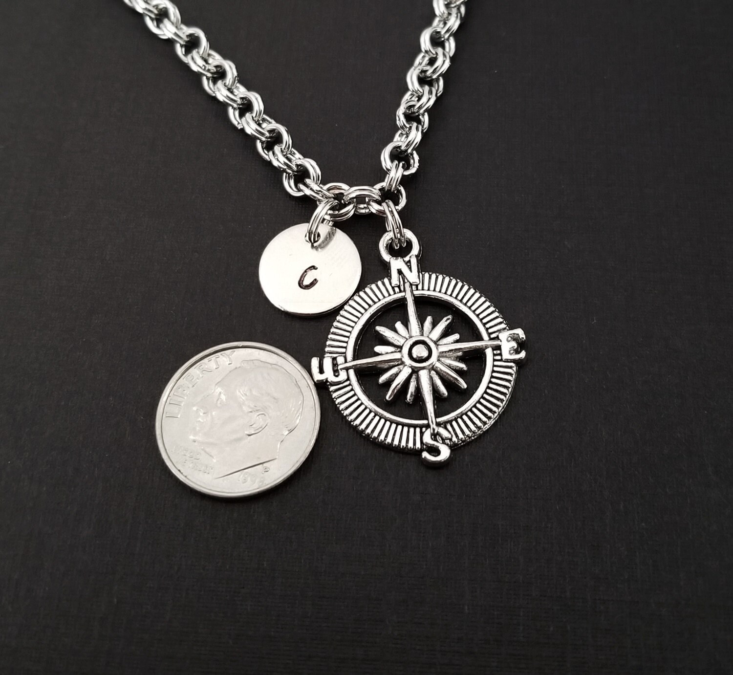 Anchor Bracelet Compass Bracelet Two Nautical Bracelets Etsy