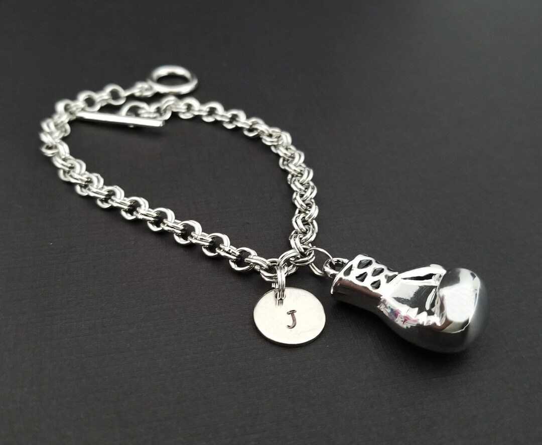 Boxing Glove Charm Bracelet - Boxing Charm Bracelet - Boxer Bracelet ...
