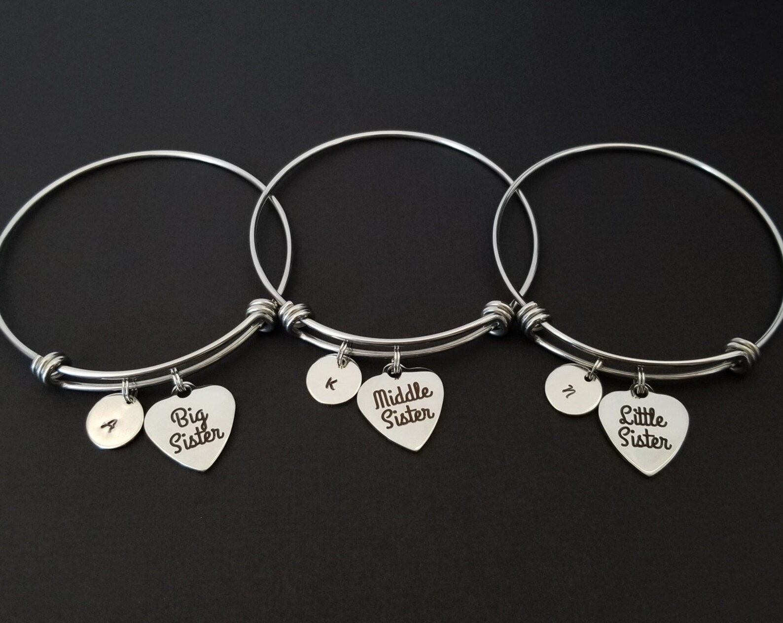 Big Sister Middle Sister Little Sister Bracelet Sister | Etsy