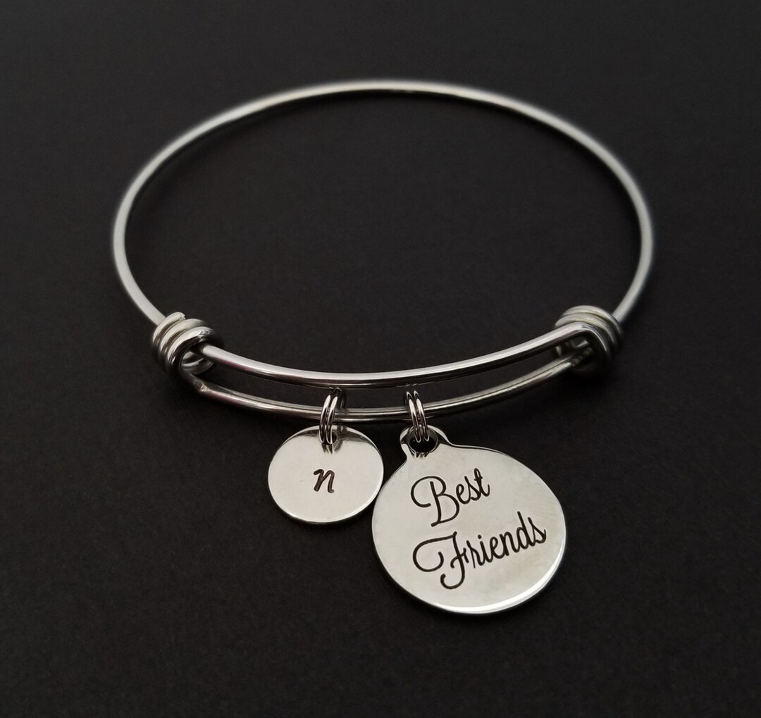 TINGN Inspirational Elephant Bangle Bracelet You Are Braver Thank You Believe Stronger