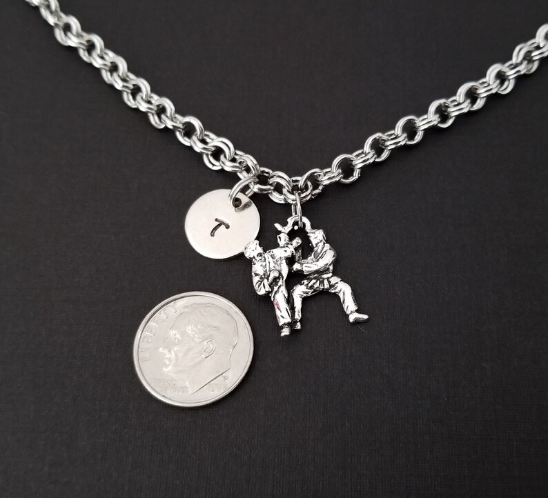 Karate Bracelet Sports Bangle Karate Charm Bracelet Etsy