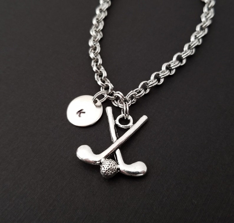 Golf Club Bracelet Sports Bangle Golf Charm Bracelet Etsy