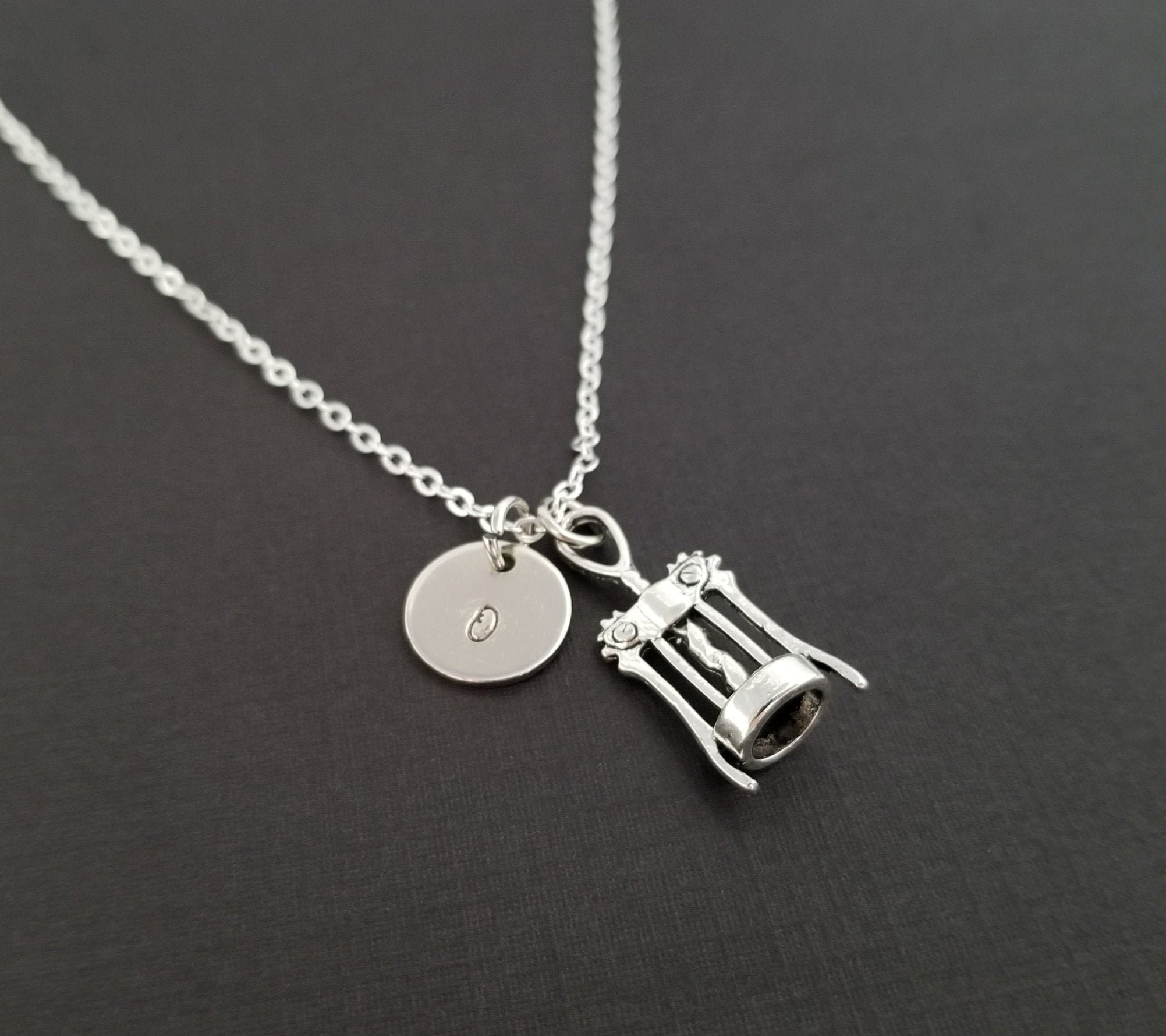 Silver Wine Opener Necklace Bottle Opener Necklace Etsy