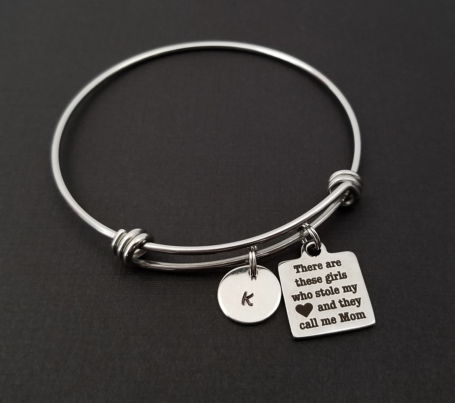 Mom Bracelet Mother Daughter Bracelet Expandable Charm Etsy