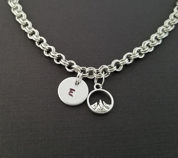 Mountain charm bracelet sale