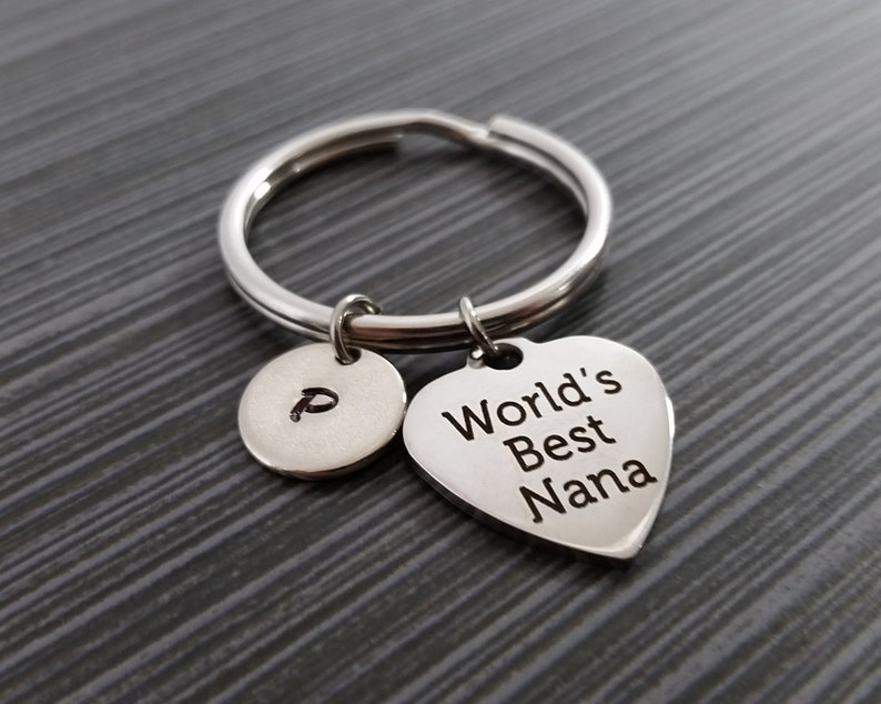 World's Best Nana Keychain Gift for Grandma Custom Etsy