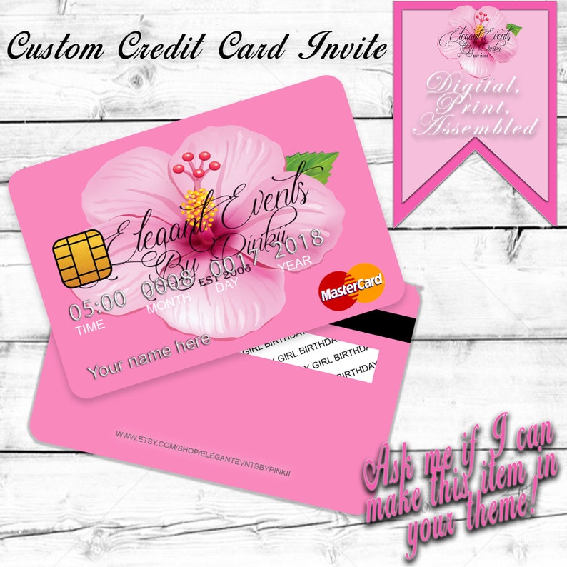 custom printed credit card