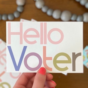 Hello Voter Postcards
