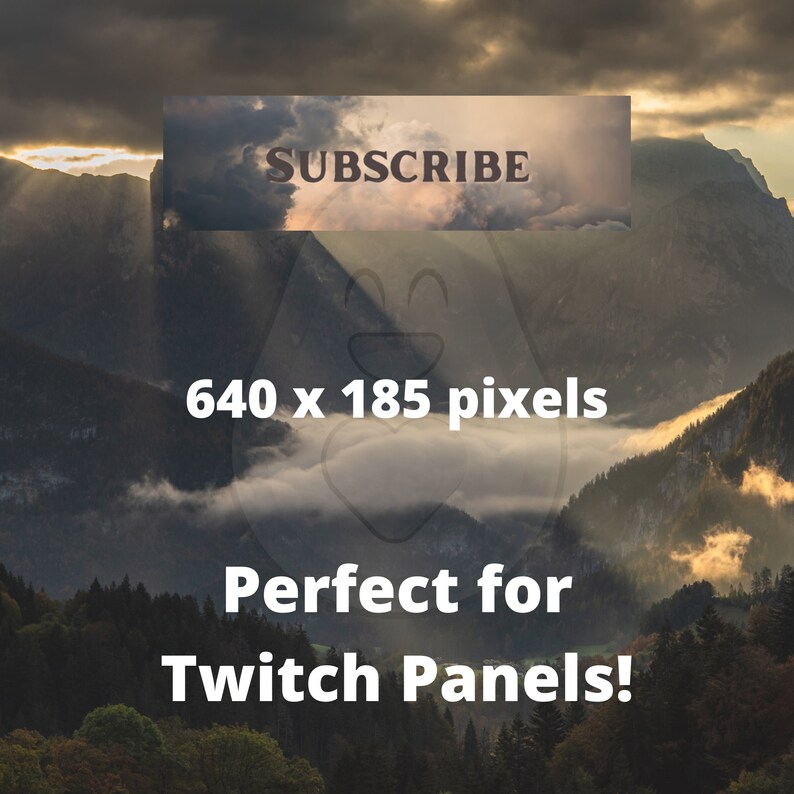50 Moody Cloud Twitch Panels | Adventure Motivational Dramatic | Twitch ...