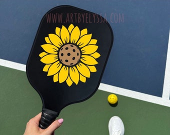 Sunflower Carbon Fiber Pickleball Paddle with Polymer Honeycomb Core