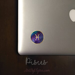 Pisces Horoscope Zodiac Sign Sticker