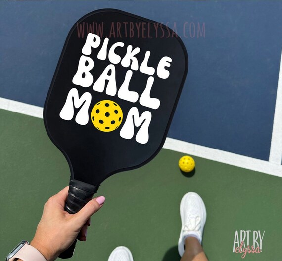 Pickleball Mom Carbon Fiber Pickleball Paddle with Polymer Honeycomb Core