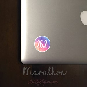 26.2 Marathon Sticker