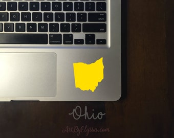 Ohio State Weatherproof Vinyl Decal for Laptops, Water Bottles, Cars, Gifts, etc!