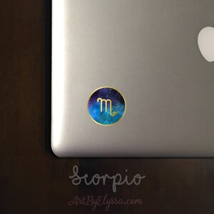 Scorpio Horoscope Zodiac Sign Sticker