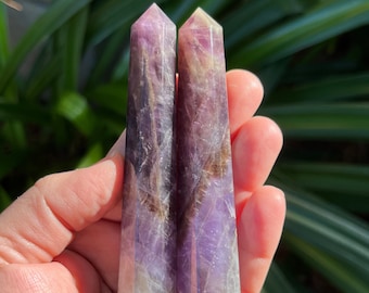 Amethyst Crystal Tower, Point, Dream Stone  // You Choose // Protection, Relieves Stress, Inner Peace, Healing Body, Mind & Soul