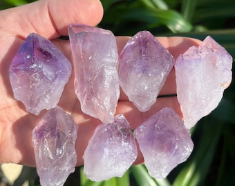 Natural Unpolished Amethyst Point // You Choose