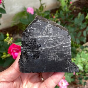 Top Polished Black Tourmaline Tower // Balancing, Strength, Vitality, Happiness // #2