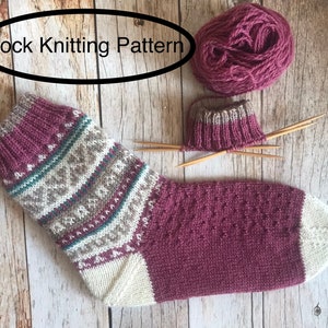 Sock Knitting Pattern A Joyful Noise