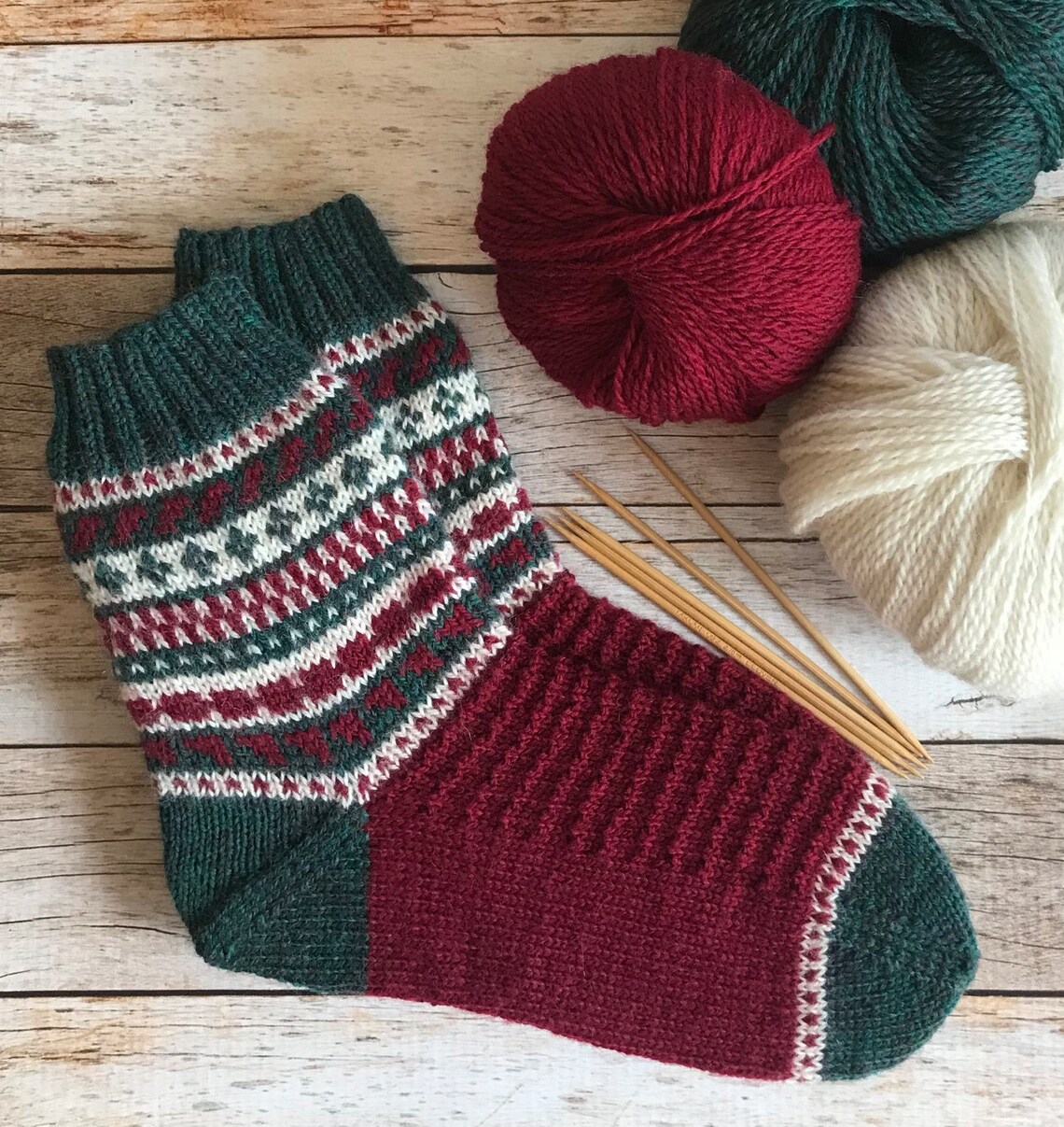 The Dickens Sock Knitting Pattern - Etsy