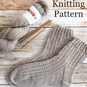 Sow Your Oats Sock Knitting Pattern