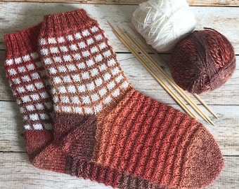 Happy Ending Sock Knitting Pattern