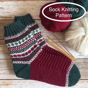 The Dickens Sock Knitting Pattern