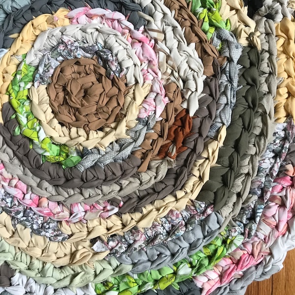 Crocheted Rag Rug - Etsy