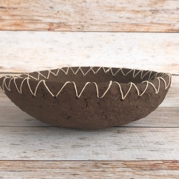 Paper Mache Bowl Etsy