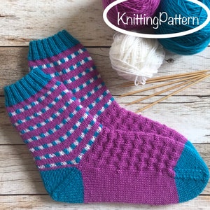 Sock Knitting Pattern “Kissammee”