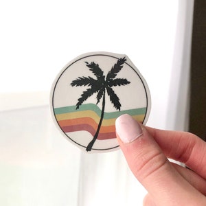 Palm Tree Sticker | Beach Sticker | Laptop | Tumbler Sticker | Waterproof Stickers | Summer Stickers