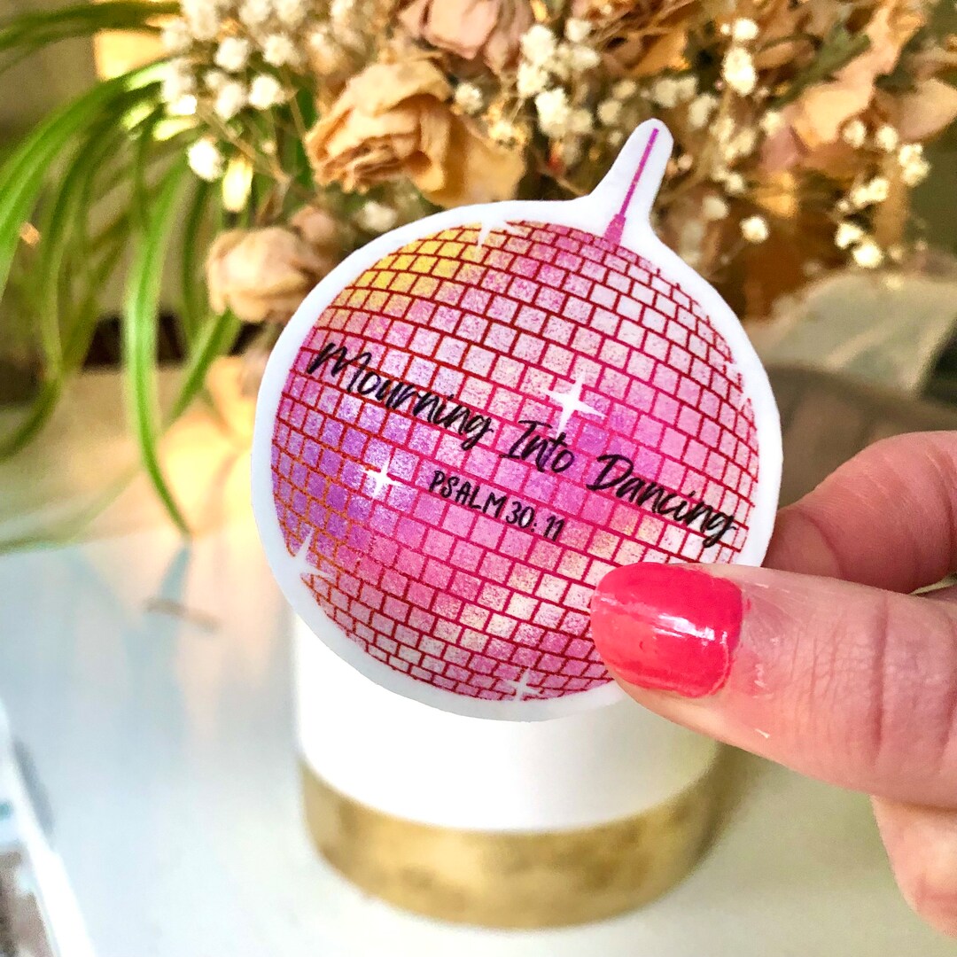 Christian Disco Ball Sticker Bible Verse Stickers Faith - Etsy