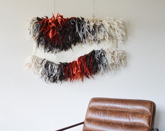 Arte de pared moderno colgante de pared rojo para decoración de sala de estar Decoración del hogar texturizada