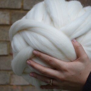 Felted Chunky Yarn - Dyed Merino Wool Lightly Felted Roving - Superfine ...