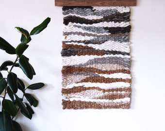 Fabric MACRAMÉ Tapestry WALL HANGING - Modern Wool Fiber Living Room Décor Wall Art
