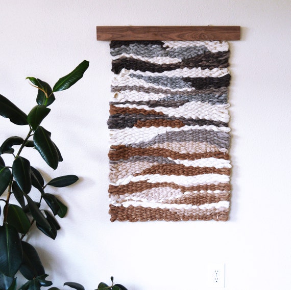 Tapestry Modern Weaving Textile Wall Art Fiber Wall Hanging Woven