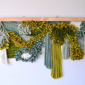 View of Textured Wall Art TAPESTRY WALL HANGING for Living Room Decor ...