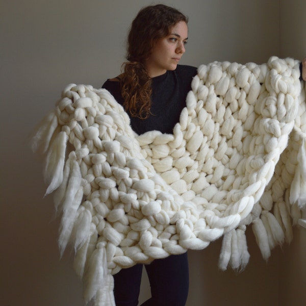 Chunky Knit Blanket Etsy Australia