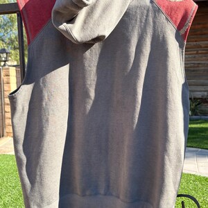Vintage Kansas City Chiefs hoodievest | No Huddle NFL-kleding, maat medium afbeelding 2