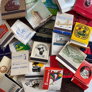 Lot Vintage Matchbooks | Random | country style | collector | Smoker | Hotels | Restaurants