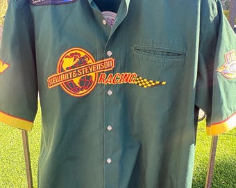 Vintage Stewart & Stevenson Racing-werkshirt | Maat Large