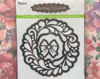 Darice Cutting Dies Christmas ORNAMENTS Die Cut Embossing Stencil 2014-96