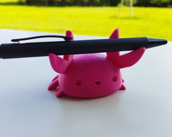 Crab shaped pen holder | multicolor PLA | cute pen holder