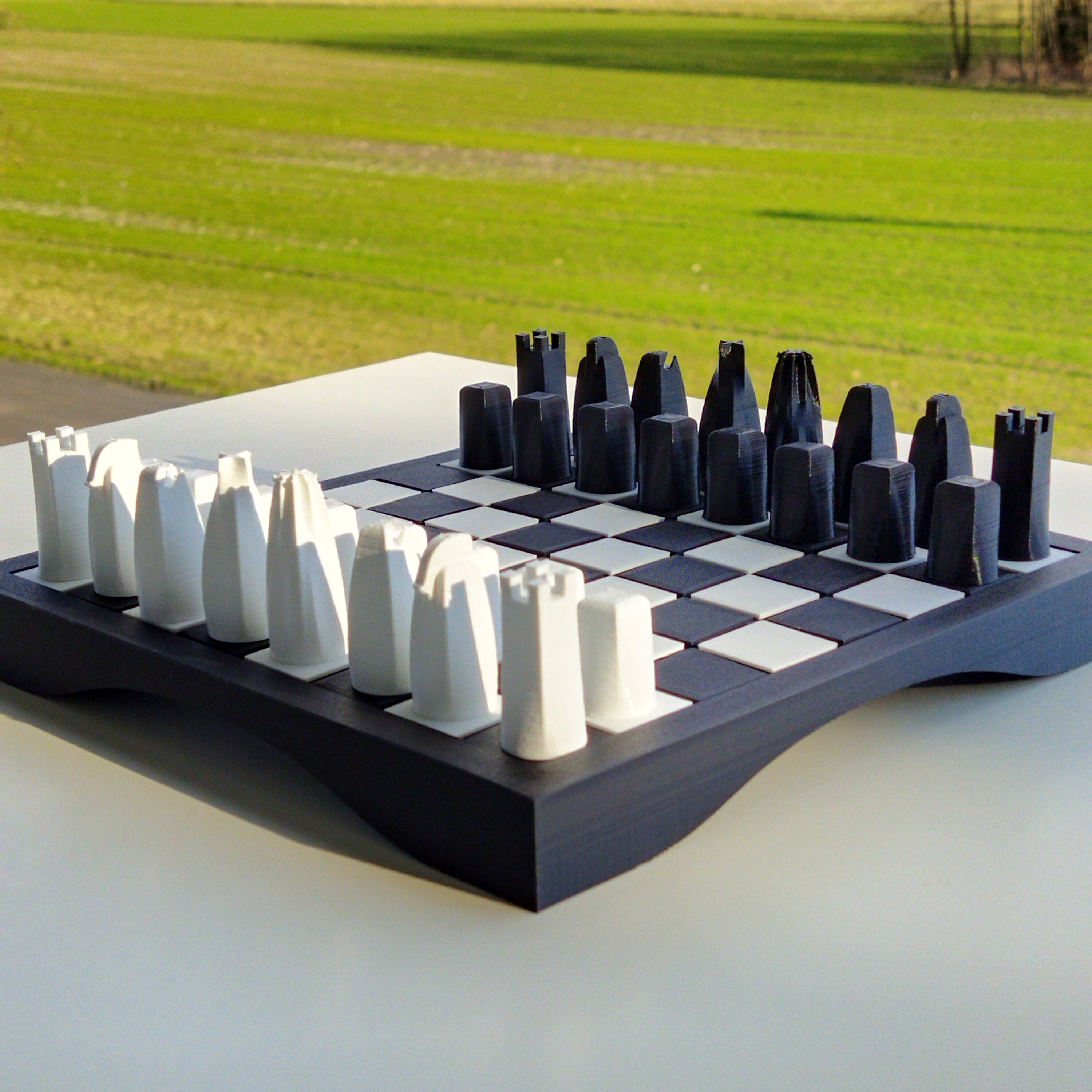 Large Silicone Chess Mold-concrete Cement Plaster Chess Mold-chess
