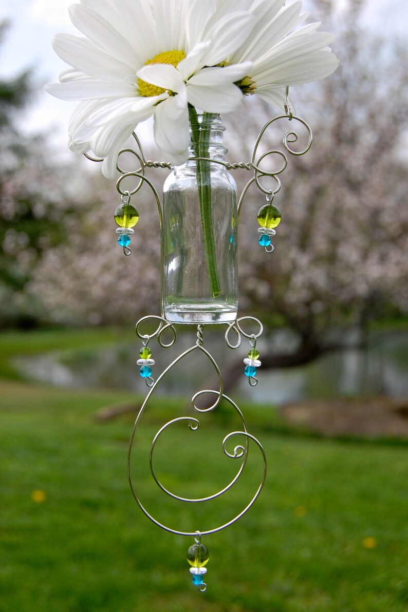 Glass Bud Vase Window Decor. Boho Style Sun Catcher Available Etsy