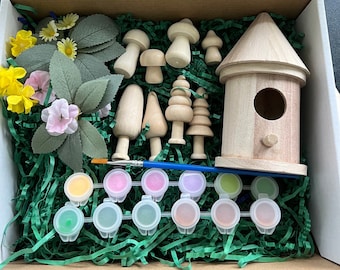 Fairy Garden, Fairy Garden Kit Fairy Garden Accessories Fairy Garden House Fairy Garden Kit for Kids Birthday Party Activity Fairy Craft Kit