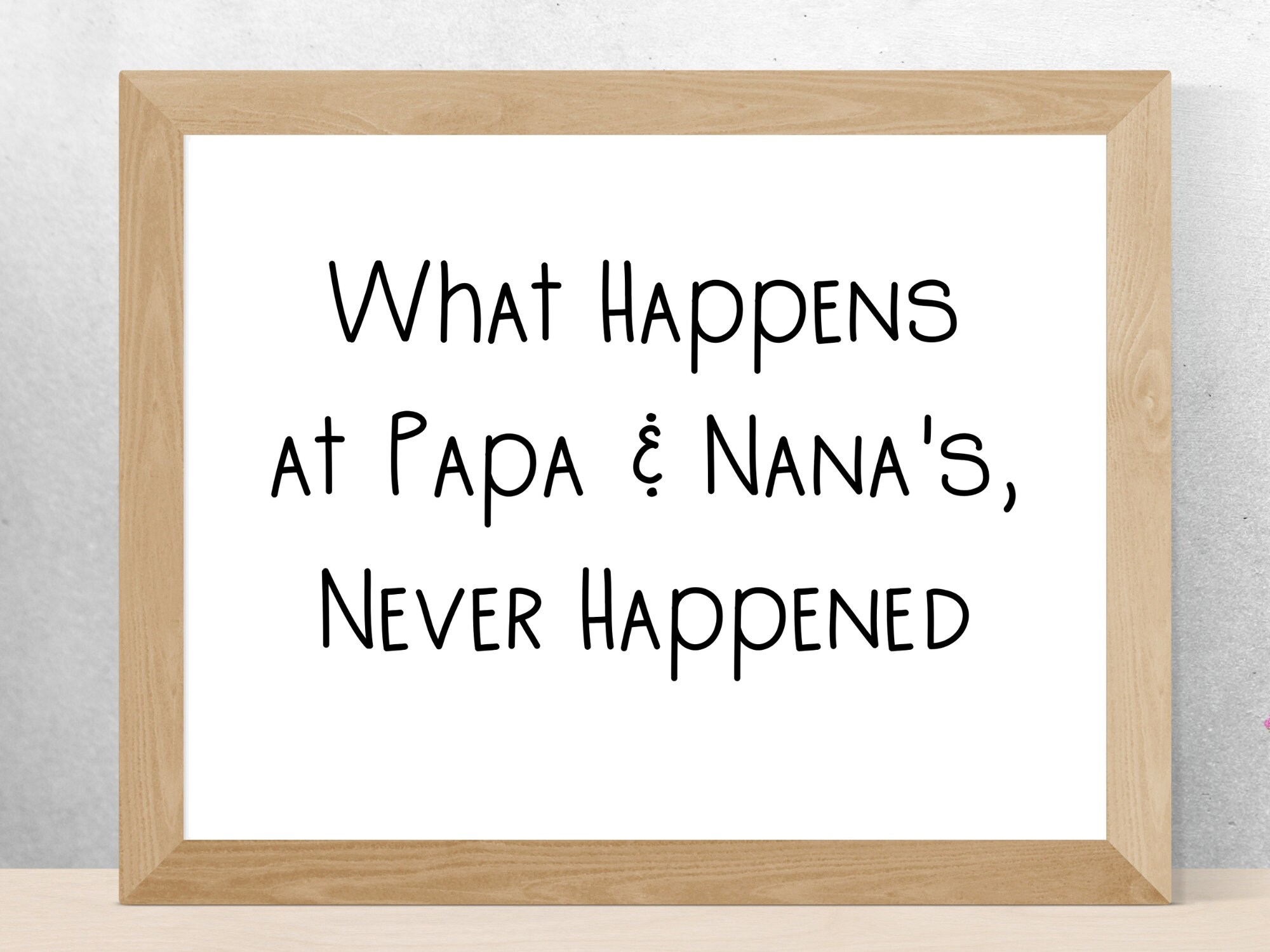 Gift for grandparents gift for nana gift for papaWhat | Etsy
