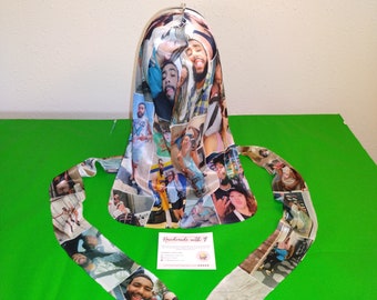Custom Photo Durag: Personalized Silky Satin Hair Wrap